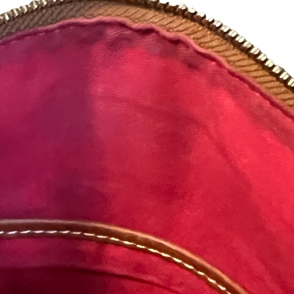 Dooney & Bourke Pebble Leather Letter Carrier, BLACK - Picture 9 of 11